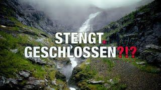 Trollstigen geschlossen Sommer 2024. Warum? Info und Kommentar.