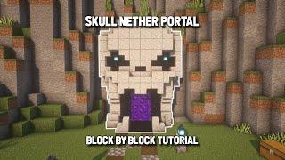 Minecraft | Skull Nether Portal | Tutorial