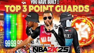 TOP 3 BEST POINT GUARD BUILDS ON NBA 2K25 CURRENT GEN! THE MOST OVERPOWERED POINT GUARD BUILDS!