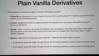 11-Plain Vanilla Derivatives (yummy  hahaha...)