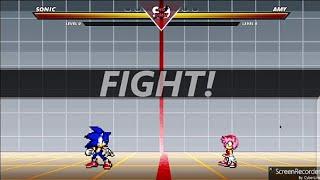 Sonic Vs Amy (Mugen)