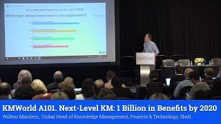 A101. Next-Level KM: 1 Billion in Benefits by 2020