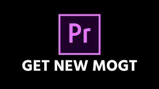 How To Install Motion Graphics Templates From Motion Array Into Adobe Premiere Pro