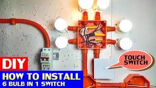 PAANO MAG SINGLE TOUCH SWITCH SA ANIM NA BULB