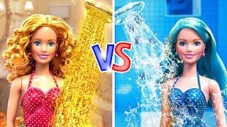 Fire VS IceBarbie Doll MAKEOVER | Hot vs Cold Challenge! Hacks & Gadget by YayTime! FUN