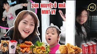 24H Moon Challenge at Home Mint Vy and Mom Ha Ha Hi