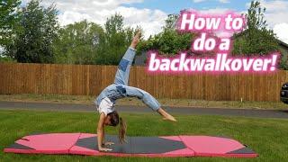 How to do a back walkover | Step by Step Gymnastics