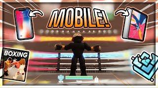 THE BEST MOBILE BOXING BETA TUTORIAL (ROBLOX)