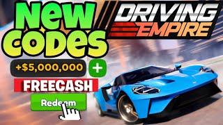 *NEW CODES* ALL WORKING CODES FOR DRIVING EMPIRE IN 2025! ROBLOX DRIVING EMPIRE CODES