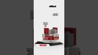 Lego Mrs. Claus Brickheadz Build Animation #shorts