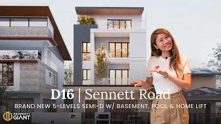 Massive Bedrooms & Full Basement! Brand-New Semi-D 8300sqft along Upper East Coast Singapore