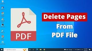 How to Remove Pages from PDF File | Delete Pages in PDF