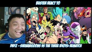 Buster Reaction to | DBFZ - Shenanigoons vs The Three Idiots: REMATCH