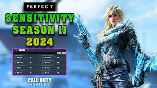 BEST UPDATED SENSITIVITY SETTINGS in SEASON 11 COD MOBILE | BEST SETTINGS FOR BATTLE ROYALE(2024)