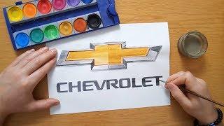 How to draw the Chevrolet logo