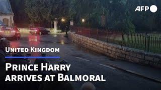 Prince Harry arrives at Balmoral after death of Queen Elizabeth II | AFP