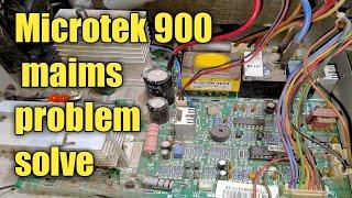 INVERTER Microtek 900 eb inverter no maims problem solve