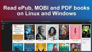The best epub reader for linux windows and mac. Check out csBooks.