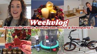 SHOPRONDJES, PEPERNOTEN BAKKEN, MISSIE HERFSTKRANS & MANIFESTEREN  | Weekvlog | Zeg maar Fem