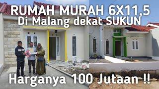 RUMAH MURAH DI MALANG 100 JUTAAN‼️UKURAN 6×11,5 LOKASI JEDONG DEKAT SUKUN