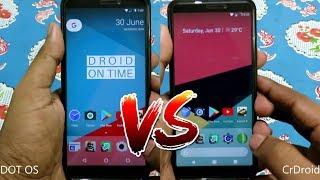 Dot OS vs CrDroid Speedtest Comparison on Redmi 5