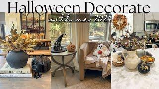 HALLOWEEN DECORATE WITH ME 2024 | Halloween Decor Ideas | Halloween Living Room, Kitchen, Outdoor