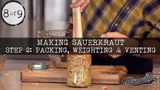 (8 of 9) Sandor Katz - How to Make Sauerkraut: Packing, Weighting & Venting