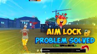 FREE FIRE AIM LOCK PROBLEM।AIM NOT CONNECTING IN FREE FIRE।FREE FIRE AIM SETTING।PERFECT AIM CONNECT