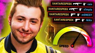 Top 30 Fastest XANTARES PEEKS Of All Time In CSGO!