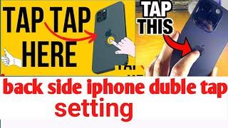 back tap on iphone 15 settings ! How To Use Back Tap On iPhone - Tap The Back Of The iPhone (iOS 14)