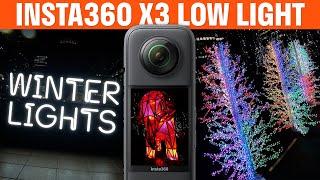 Insta360 X3 Low Light Footage | Camera Settings | Tips And Tricks