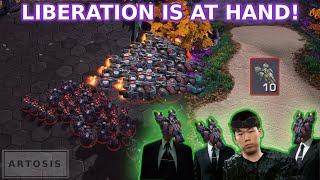 Liberators and a DREAM - Skyterran viable in TvP? - GuMiHo vs Trigger - (StarCraft 2)