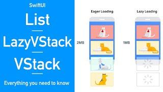   Improving App Performance | LazyVStack vs. VStack vs Lists in SwiftUI