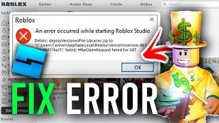 How To Fix An Error Occurred While Starting Roblox Studio | Best Methods - Full Guide