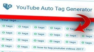 YouTube Auto Tag Generator that Guarantees More Views!