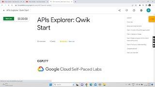 APIs Explorer: Qwik Start || Lab Solution || Qwiklabs Arcade 2023