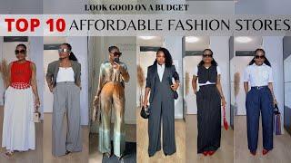 It's not just SHEIN! Top 10 Affordable Fashion Stores. Look good on a budget