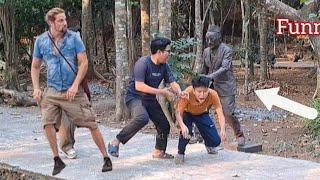 STATUE PRANK,  FUNNY REACTION JAKARTA INDONESIA  PRANK LUCU