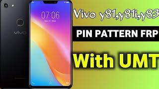 Vivo y81, y81i,y83 pin, pattern, frp unlock umt