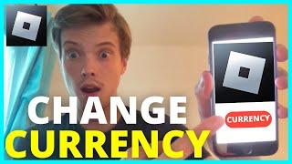 How To Change Currency on Roblox (2024)