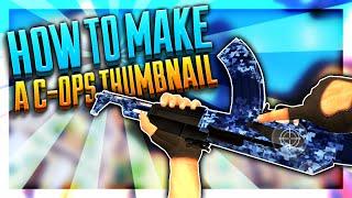 How To Make a YouTube Thumbnail Using Photoshop Touch (C-OPS Style)