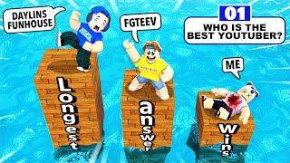 ROBLOX the LONGEST ANSWER WINS! Funny trivia game