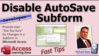 How to Disable Automatic Record Saving in a Subform in Microsoft Access