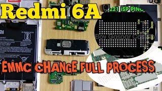 Redmi 6/ 6A EMMC Change Full Process| Mi 6/6A EMMC Change with dual imei 