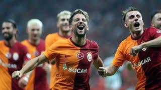 Mertens'ten Galatasaray'ı 1-0 öne geçiren füze gibi gol | Galatasaray 1-0 Zalgiris