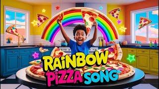 Rainbow Pizza Song | Nursery Rhymes | Fun kids songs #kids poetry