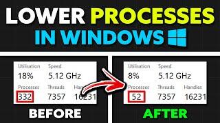 How To Get LOWER PROCESSES on Windows! (LOWER INPUT DELAY & MORE FPS)