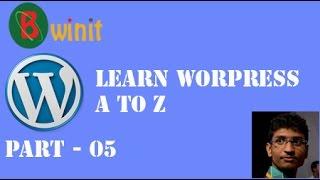 Learn WordPress A to Z in Bangla Part 05