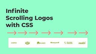 How to create an infinite scroll carousel with css
