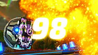 ROCKET LEAGUE INSANITY 98! (BEST GOALS, FREESTYLE CLIPS!)